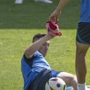 Oficiálny tréning slovenskej futbalovej reprezentácie pred osemfinálovým zápasom proti Anglicku.