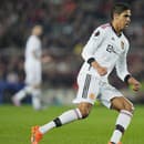 Francúzsky futbalista Raphael Varane v drese Manchestru United.