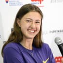 Slovenská juniorská reprezentantka v tenise Renáta Jamrichová v Bratislave po víťazstve v dvojhre junioriek na grandslamovom turnaji v londýnskom Wimbledone.