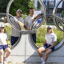 Vodní slalomári Beňuš, Paňková, Grigar a Mintálová dnes odleteli do Paríža na olympiádu.