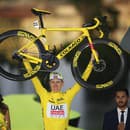 Slovinec Tadej Pogačar sa stal tretíkrát celkovým víťazom Tour de France.