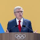 Na snímke prezident Medzinárodného olympijského výboru (MOV) Thomas Bach počas zasadnutia MOV k letným olympijským hrám v Paríži.