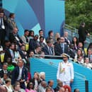 Na otváracom ceremoniáli OH 2024 nechýbal ani prezident Peter Pellegrini s ministrom vnútra Matúšom Šutajom Eštokom.