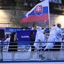 Slovenská výprava na otváracom ceremoniáli OH 2024.