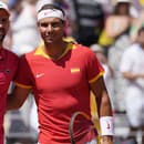 Novak Djokovič a Rafael Nadal pred vzájomným zápasom na OH v Paríži 2024.