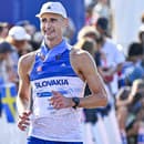 Na snímke slovenský chodec Dominik Černý na trati počas chôdze mužov na 20 km.