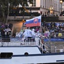 Otvárací ceremoniál letných olympijských hier v Paríži - slovenská výprava. 