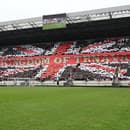 Choreo Ultras Spartak pred zápasom s Aston Villou.