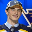 Dalibor Dvorský počas draftu NHL.