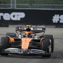 Britský jazdec F1 Lando Norris na McLarene