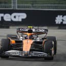 Britský jazdec F1 Lando Norris na McLarene