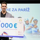 Na snímke bronzový medailista z OH 2024 v Paríži vo vodnom slalome v C1 Matej Beňuš.