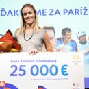 Na snímke štvrtá tenistka z OH 2024 v Paríži Anna Karolína Schmiedlová.