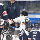 Šarvátka počas zápasu 11. kola hokejovej Tipos extraligy HC Košice – HC Slovan Bratislava