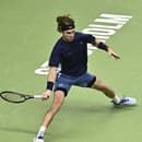 Ruský tenista Andrej Rublev predviedol na turnaji v Paríži výlev hnevu.