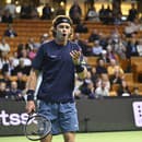 Ruský tenista Andrej Rublev predviedol na turnaji v Paríži výlev hnevu.