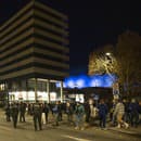 Atmosféra pred zápasom ŠK Slovan Bratislava - GNK Dinamo Záhreb