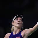 Britka Katie Boulterová v súboji s Rebeccou Šramkovou.