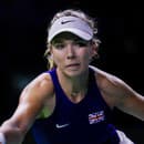 Britka Katie Boulterová v súboji s Rebeccou Šramkovou.