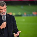 Roy Keane bol na zápase ako televízny expert.