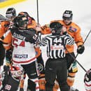 Šarvátka v zápase HC Košice - HC MONACObet Banská Bystrica