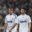 V čase, keď hrali spolu v Reale Madrid. Zľava Cristiano Ronaldo. Rafael Van Der Vaart a Esteban Granero. 