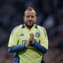 Rafael Van Der Vaart v zápase legiend Ajaxu Amsterdam a Realu Madrid.