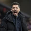 Na snímke tréner tímu Atletico Madrid Diego Simeone vo futbalovom zápase 6. kola ligovej fázy Ligy majstrov Atletico Madrid - ŠK Slovan Bratislava.