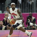 Hviezdny americký basketbalista LeBron James.