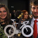 Peter Sagan si Zlatý pedál 2013 poriadne užíval.