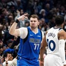 Luka Dončič v drese Dallasu Mavericks