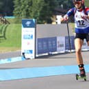 Na snímke slovenská biatlonistka Michaela Straková počas pretekov vo finále šprintu junioriek na 6 km na majstrovstvách sveta v letnom biatlone. 