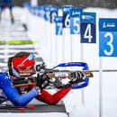 Michaela Straková na trati rýchlostných pretekov na 6 km.