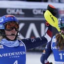 Americká lyžiarka Mikaela Shiffrinová dosiahla jubilejné 100. víťazstvo vo Svetovom pohári.