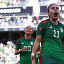 Mexická futbalistka Lizbeth Jacqueline Ovalleová strelila nádherný gól.