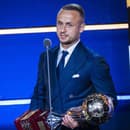 Na snímke víťaz ankety Futbalista roka 2024 Stanislav Lobotka.