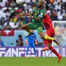 Momentka zo zápasu Švajčiarsko - Kamerun.