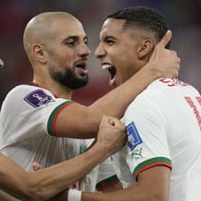 O triumfe Maroka rozhodol z priameho kopu Abdelhamid Sabiri (vpravo).