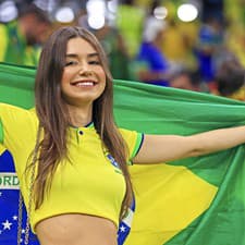 Brazílske fanúšičky stratili úsmev v piatok po zápase s Chorvátskom.