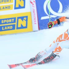 Slovenská lyžiarka Petra Vlhová v druhom kole obrovského slalomu žien Svetového pohára v alpskom lyžovaní v rakúskom Semmeringu.