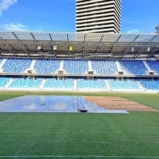 27. december 2022 - Začiatok stavby hracej plochy na futbalovom štadióne Tehelného pola.