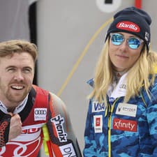 Nórsky lyžiar Aleksander Aamodt Kilde a americká lyžiarka Mikaela Shiffrinová.