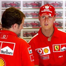 Michael Schumacher na archívnej fotografii.