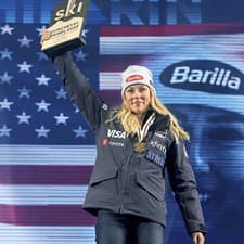 Mikaela Shiffrinová na MS vo Francúzsku.