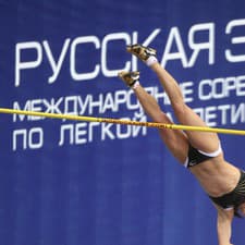 Atlétka Jelena Isinbajevová na archívnych snímkach.
