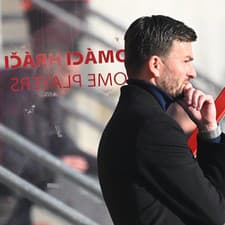 Tréner Trnavy Michal Gašparík.