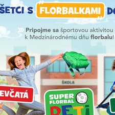 Do osláv Medzinárodného dňa florbalu sa zapojili stovky slovenských základných škôl.