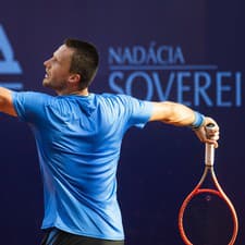 Na snímke slovenský tenista Jozef Kovalík. 