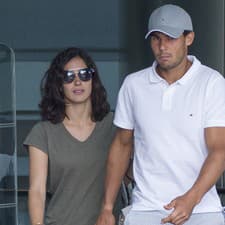 Rafael Nadal a manželka Xisca.  