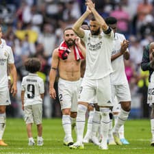 Francúzsky útočník Karim Benzema sa lúči s fanúšikmi Realu Madrid.